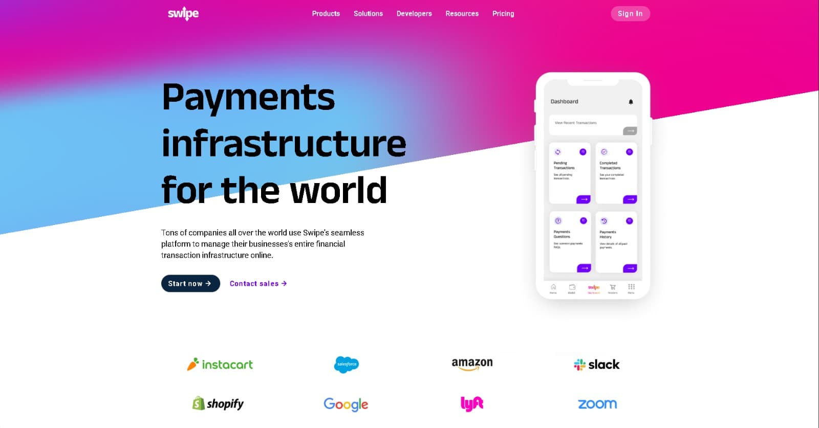 Swipe — Payment Infrastructure